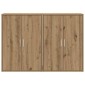 vidaXL Πλαϊνό γραφείο 2 τμχ. Artisan Oak 60 x 31 x 84 εκ.