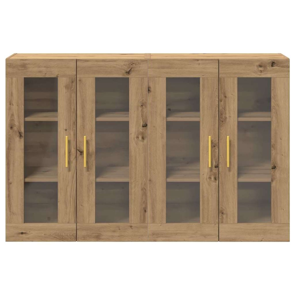vidaXL Ντουλάπια Τοίχου 2 τμχ. Artisan Oak 69,5 x 34 x 90 εκ.