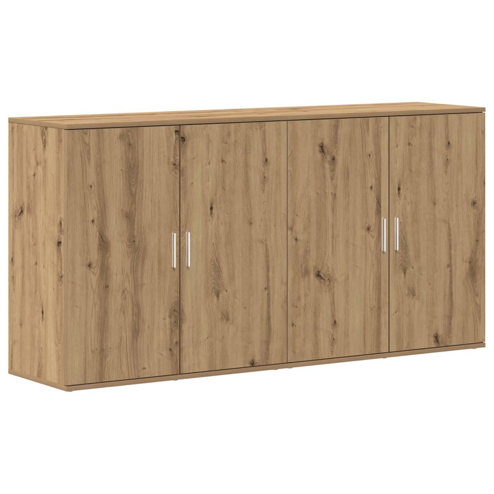 vidaXL Πλαϊνό γραφείο 2 τμχ. Artisan Oak 79 x 38 x 80 εκ.