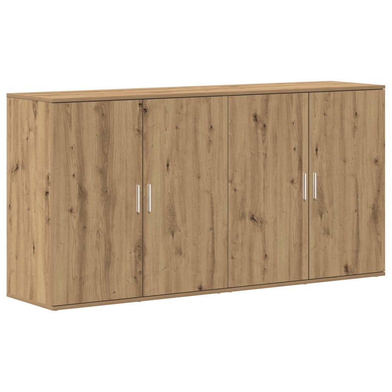 vidaXL Πλαϊνό γραφείο 2 τμχ. Artisan Oak 79 x 38 x 80 εκ.