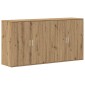 vidaXL Πλαϊνό γραφείο 2 τμχ. Artisan Oak 79 x 38 x 80 εκ.