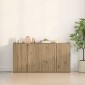 vidaXL Πλαϊνό γραφείο 2 τμχ. Artisan Oak 79 x 38 x 80 εκ.