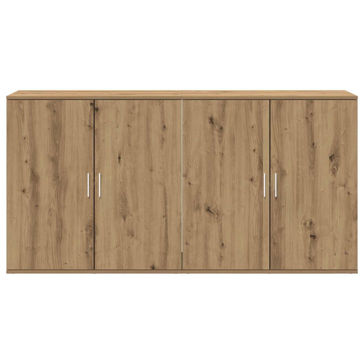 vidaXL Πλαϊνό γραφείο 2 τμχ. Artisan Oak 79 x 38 x 80 εκ.