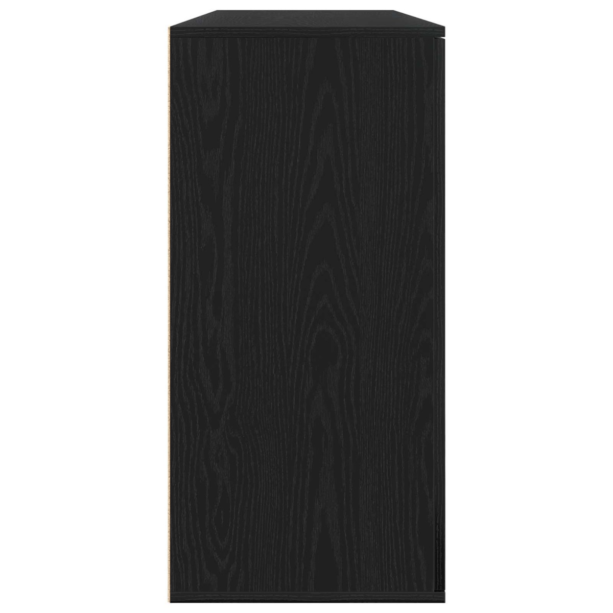 vidaXL Πλαϊνό γραφείο 2 τμχ. Μαύρη Οξυά 79 x 38 x 80 εκ.