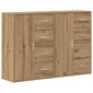 vidaXL Πλαϊνό γραφείο 2 τμχ. Artisan Oak 60 x 31 x 84 εκ.