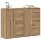 vidaXL Πλαϊνό γραφείο 2 τμχ. Artisan Oak 60 x 31 x 84 εκ.