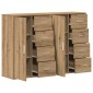 vidaXL Πλαϊνό γραφείο 2 τμχ. Artisan Oak 60 x 31 x 84 εκ.