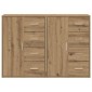 vidaXL Πλαϊνό γραφείο 2 τμχ. Artisan Oak 60 x 31 x 84 εκ.