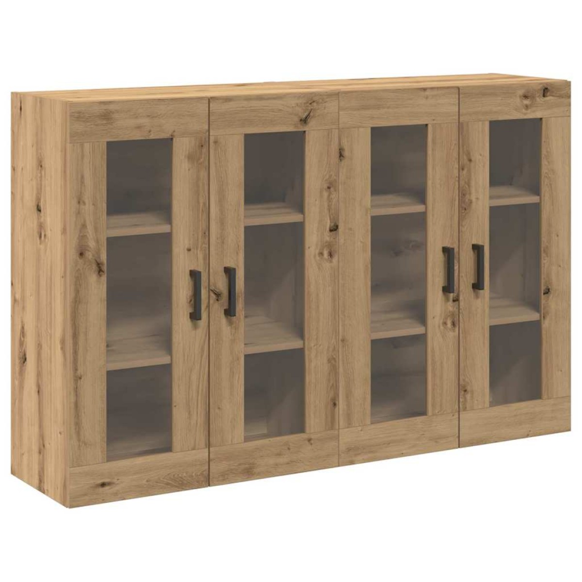 vidaXL Ντουλάπια Τοίχου 2 τμχ. Artisan Oak 69,5 x 34 x 90 εκ.