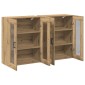 vidaXL Ντουλάπια Τοίχου 2 τμχ. Artisan Oak 69,5 x 34 x 90 εκ.