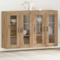 vidaXL Ντουλάπια Τοίχου 2 τμχ. Artisan Oak 69,5 x 34 x 90 εκ.