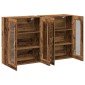 vidaXL Ντουλάπια Τοίχου 2 τμχ. Παλιό Ξύλο 69,5 x 34 x 90 εκ.