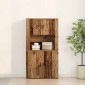 vidaXL Highboard Παλιό ξύλο 80 x 33 x 150 εκ Επεξεργασμένο Ξύλο