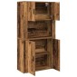 vidaXL Highboard Παλιό ξύλο 80 x 33 x 150 εκ Επεξεργασμένο Ξύλο