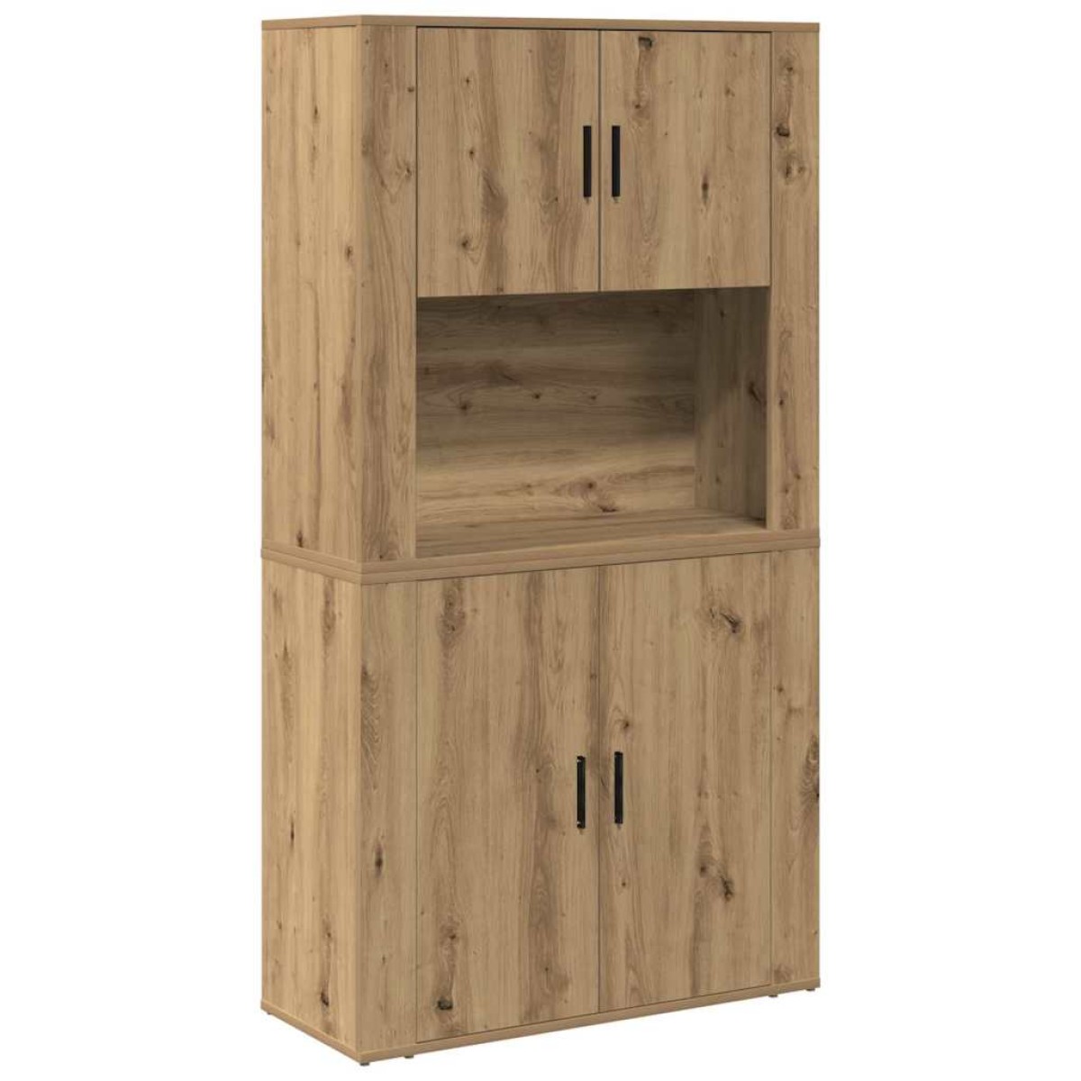 vidaXL Highboard Artisan Oak 80 x 33 x 150 εκ Επεξεργασμένο Ξύλο