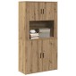 vidaXL Highboard Artisan Oak 80 x 33 x 150 εκ Επεξεργασμένο Ξύλο
