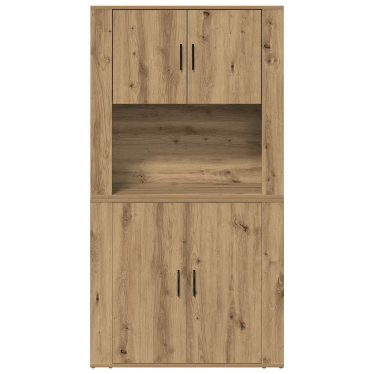 vidaXL Highboard Artisan Oak 80 x 33 x 150 εκ Επεξεργασμένο Ξύλο