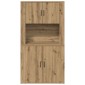 vidaXL Highboard Artisan Oak 80 x 33 x 150 εκ Επεξεργασμένο Ξύλο