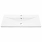 vidaXL Σετ Επίπλων Μπάνιου 3 τεμ. Μαύρη Οξυά Επεξεργασμένο Ξύλο