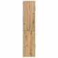 vidaXL Υψηλός Μπουφές artisan δρυς 80 x 33 x 150 εκ Επεξεργασμένο Ξύλο