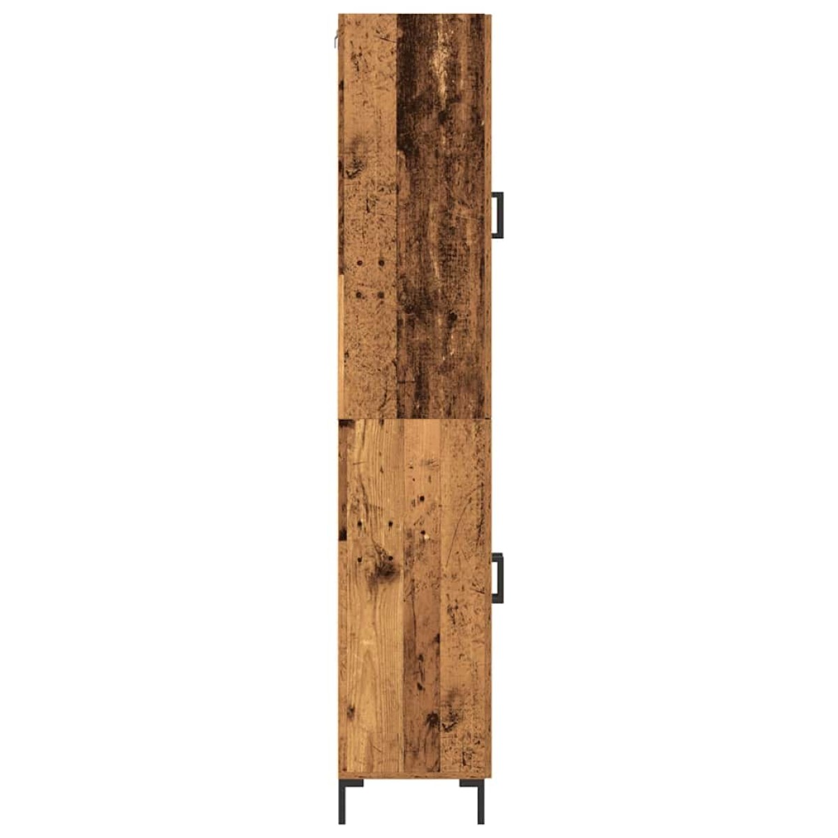vidaXL Highboard 2 τμχ. Παλαιό ξύλο 69,5 x 34 x 180 εκ.