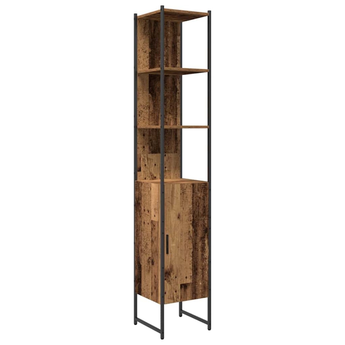 vidaXL Σετ Επίπλων Μπάνιου 4 τμχ. Καφέ 33 x 33 x 185,5 εκ