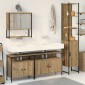 vidaXL Σετ Επίπλων Μπάνιου 4 τεμ. Artisan Oak Επεξεργασμένο Ξύλο