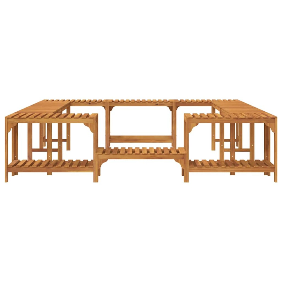 vidaXL Περίβλημα Τζακούζι Στερεό Ξύλο Ακακίας Καφέ