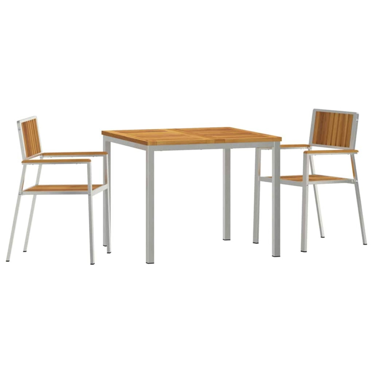 vidaXL Σετ Εξωτερικής Τραπέζης 3 τμχ. 90 x 90 x 75 cm