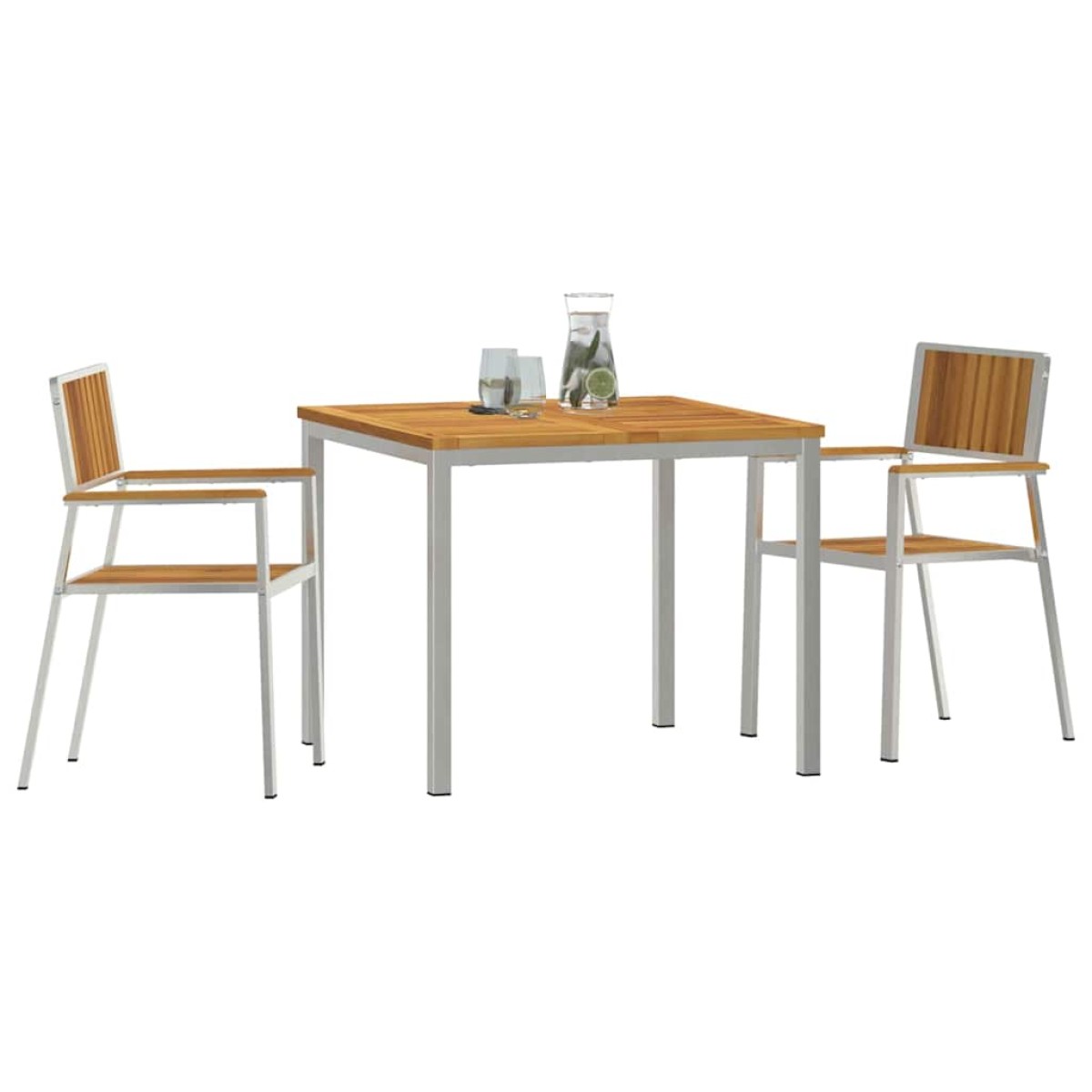 vidaXL Σετ Εξωτερικής Τραπέζης 3 τμχ. 90 x 90 x 75 cm