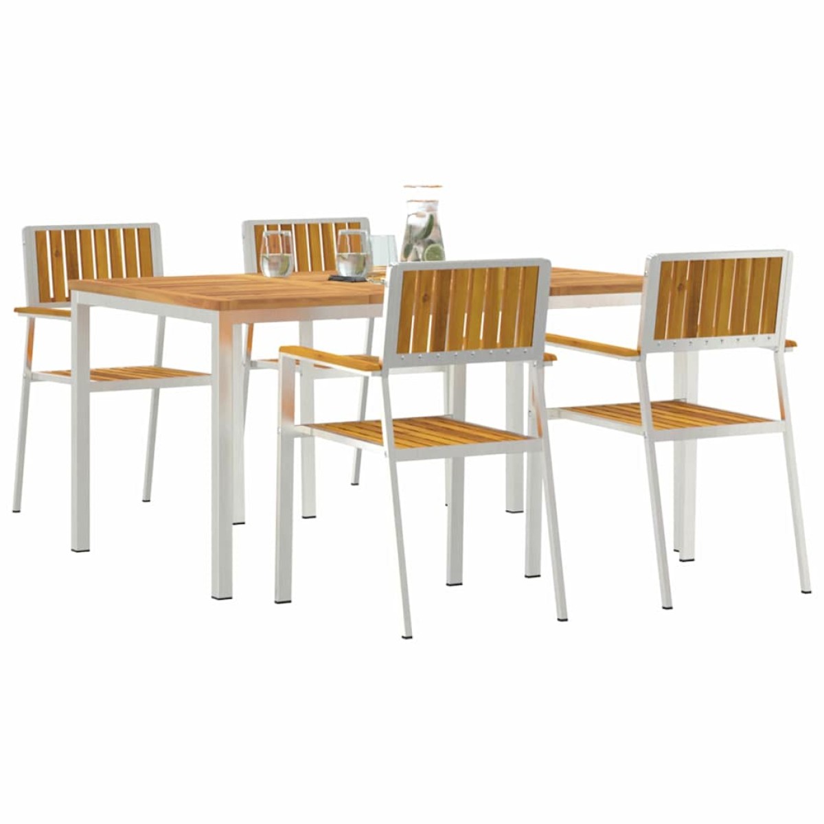 vidaXL Σετ Εξωτερικής Τραπέζης 5 τμχ. 150 x 90 x 75 cm