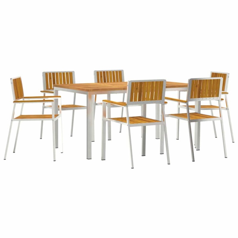 vidaXL Σετ Εξωτερικής Τραπέζης 7 τμχ. 150 x 90 x 75 cm