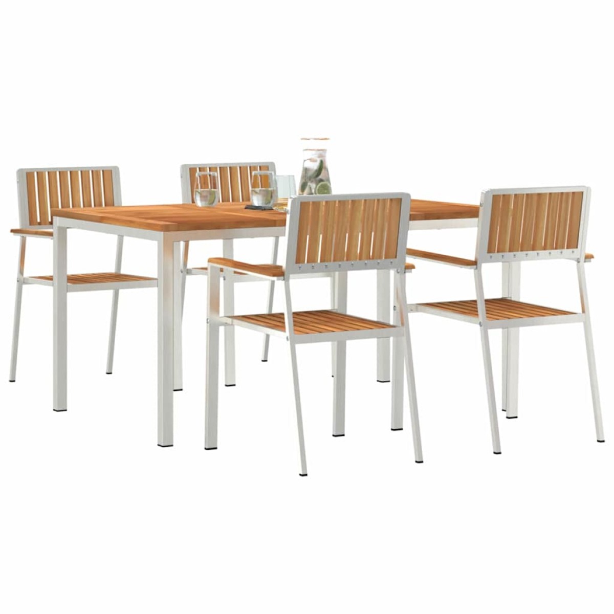 vidaXL Σετ Εξωτερικής Τραπέζης 5 τμχ. 150 x 90 x 75 cm