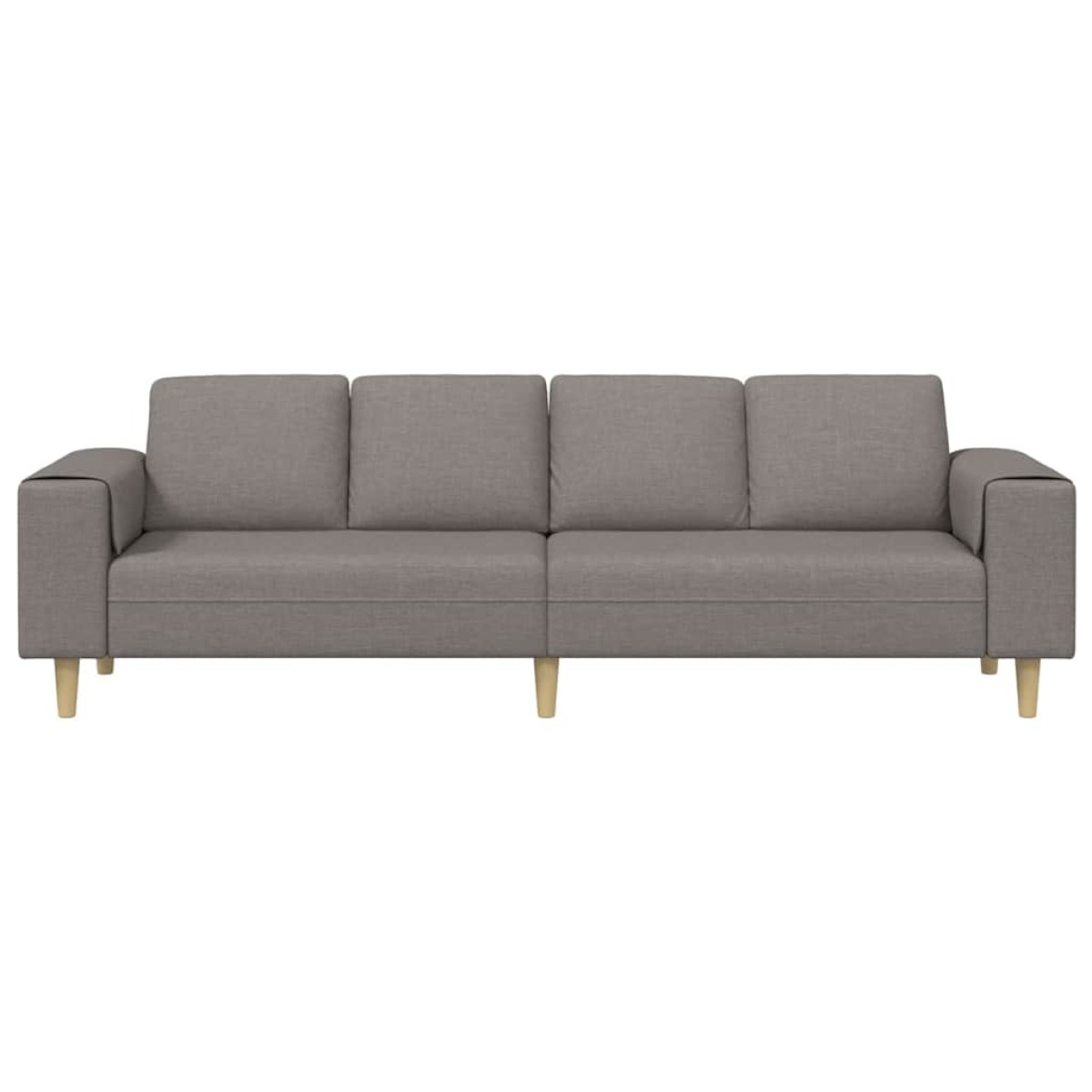 vidaXL Καναπές σαλονιού Taupe 250 x 77 x 76 εκ. Πολυεστέρας