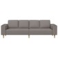 vidaXL Καναπές σαλονιού Taupe 250 x 77 x 76 εκ. Πολυεστέρας