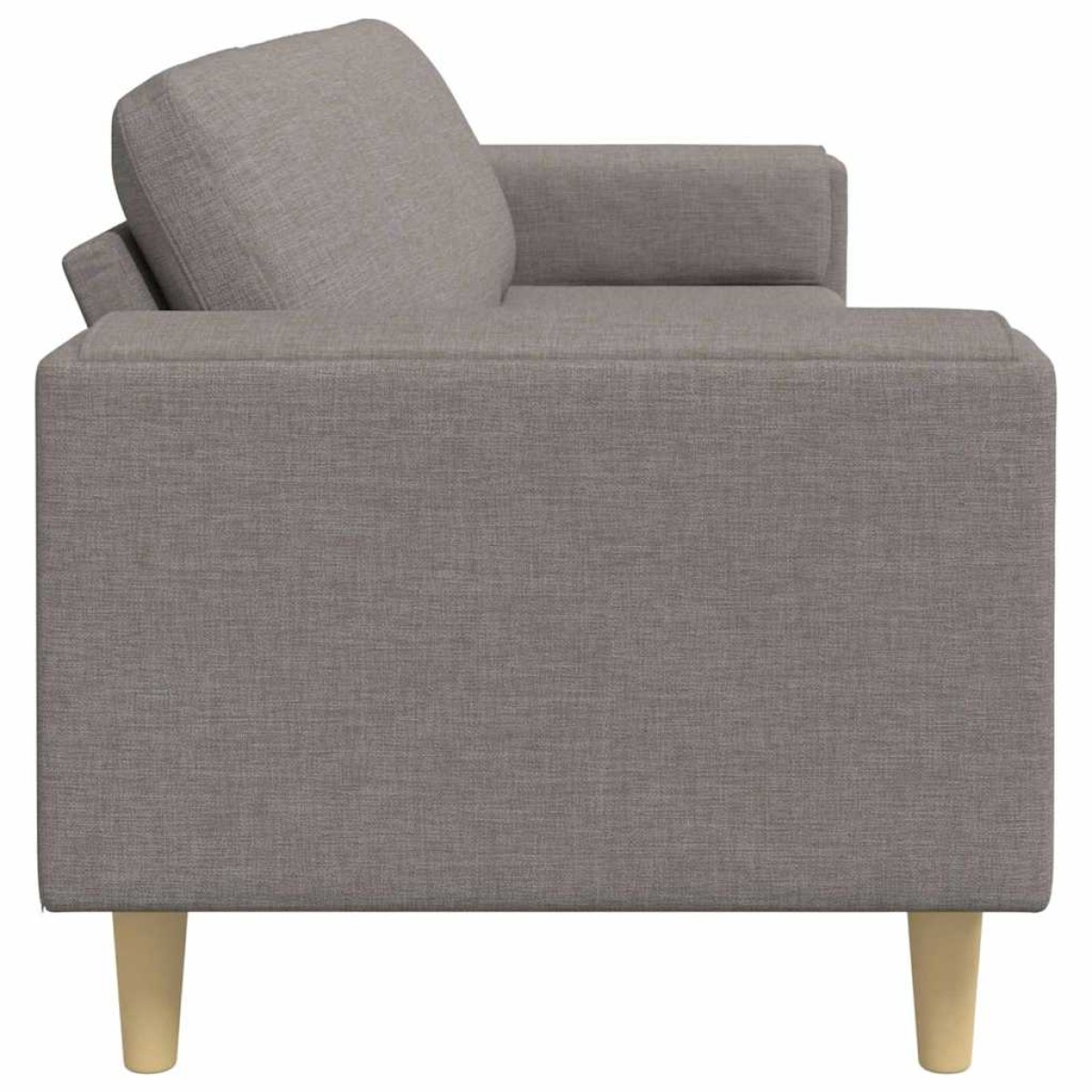 vidaXL Καναπές σαλονιού Taupe 250 x 77 x 76 εκ. Πολυεστέρας