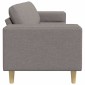 vidaXL Καναπές σαλονιού Taupe 250 x 77 x 76 εκ. Πολυεστέρας