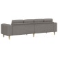 vidaXL Καναπές σαλονιού Taupe 250 x 77 x 76 εκ. Πολυεστέρας