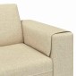 vidaXL Καναπές σαλονιού Κρεμ 250 x 77 x 76 εκ. Πολυεστέρας