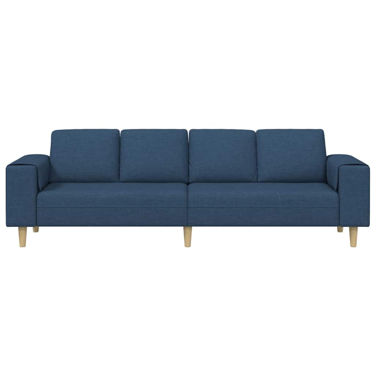 vidaXL Καναπές σαλονιού Μπλε 250 x 77 x 76 εκ. Πολυεστέρας
