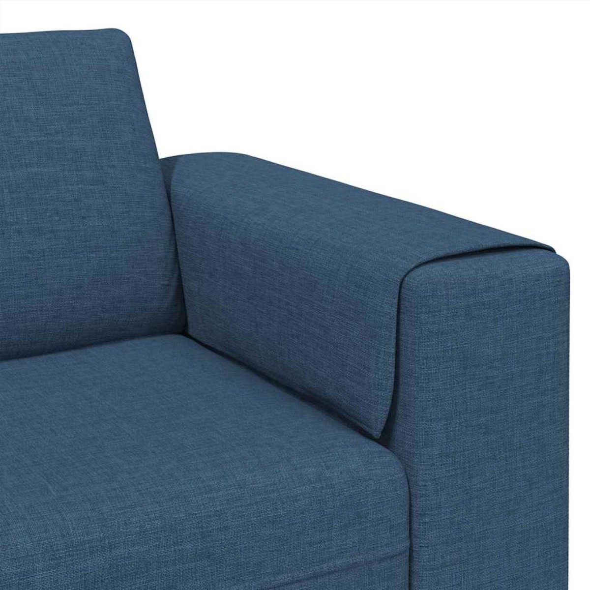 vidaXL Καναπές σαλονιού Μπλε 250 x 77 x 76 εκ. Πολυεστέρας