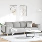 vidaXL Καναπές σαλονιού Σκίουρος Γκρί 250 x 77 x 76 εκ. Πολυεστέρας
