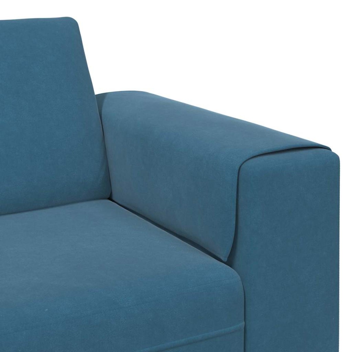 vidaXL Καναπές σαλονιού Μπλε 250 x 77 x 76 εκ.