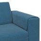 vidaXL Καναπές σαλονιού Μπλε 250 x 77 x 76 εκ.