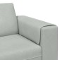 vidaXL Καναπές σαλονιού Ανοιχτό γκρι 250 x 77 x 76 εκ.