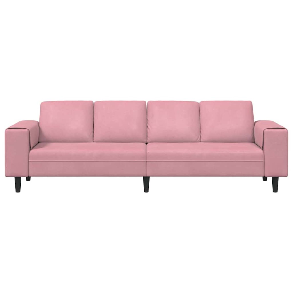 vidaXL Καναπές σαλονιού Ροζ 250 x 77 x 76 εκ.