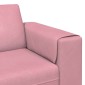 vidaXL Καναπές σαλονιού Ροζ 250 x 77 x 76 εκ.