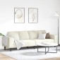 vidaXL Καναπές σαλονιού Κρεμ 250 x 77 x 76 εκ.