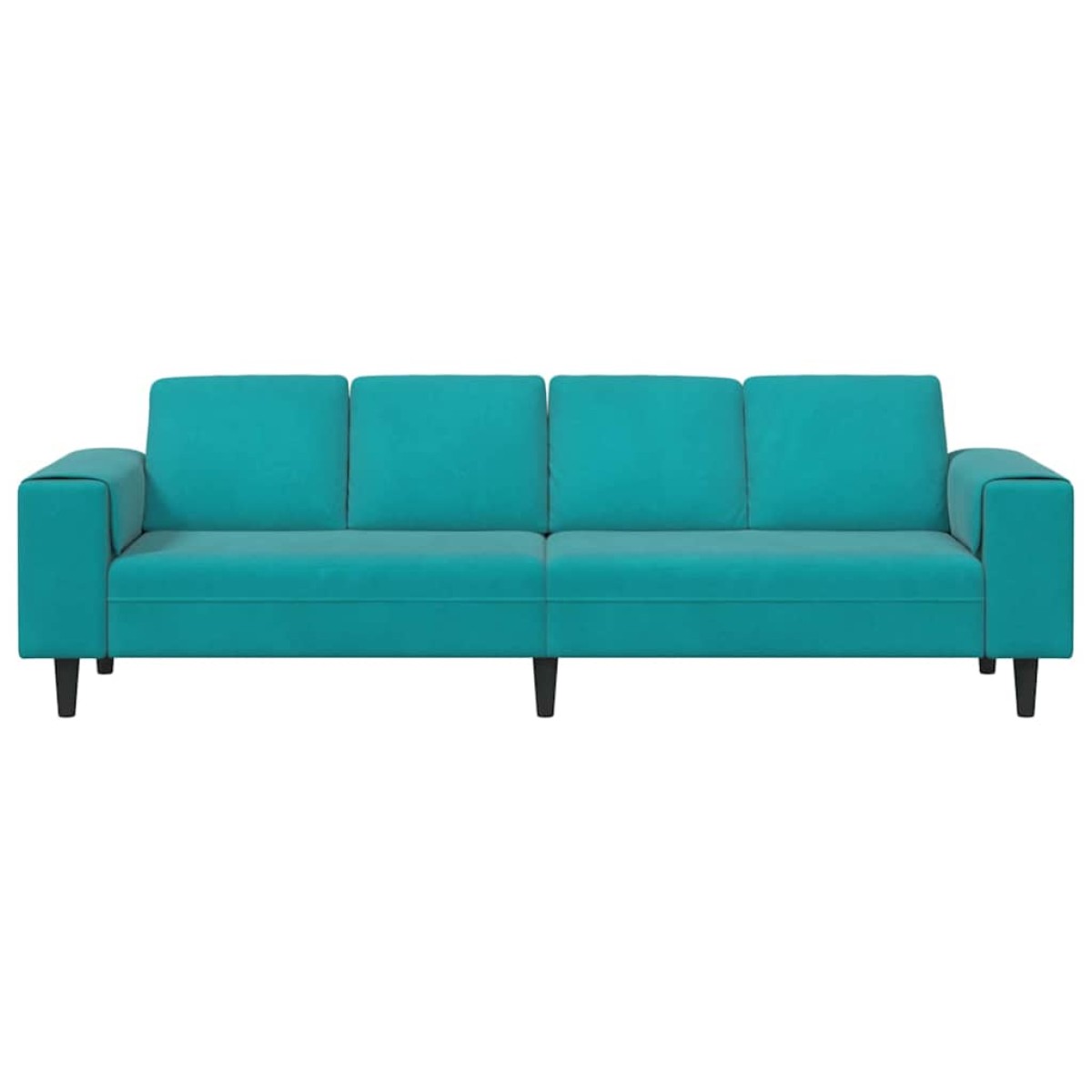 vidaXL Καναπές σαλονιού Τιρκουάζ 250 x 188 x 76 εκ.