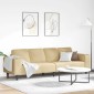 vidaXL Καναπές Γκρι Πράσινο 250 x 77 x 76 εκ. Υφασμάτινο Κορντουρά